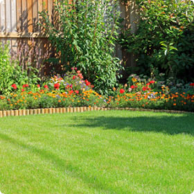 Jardin avec expositions spécifiques